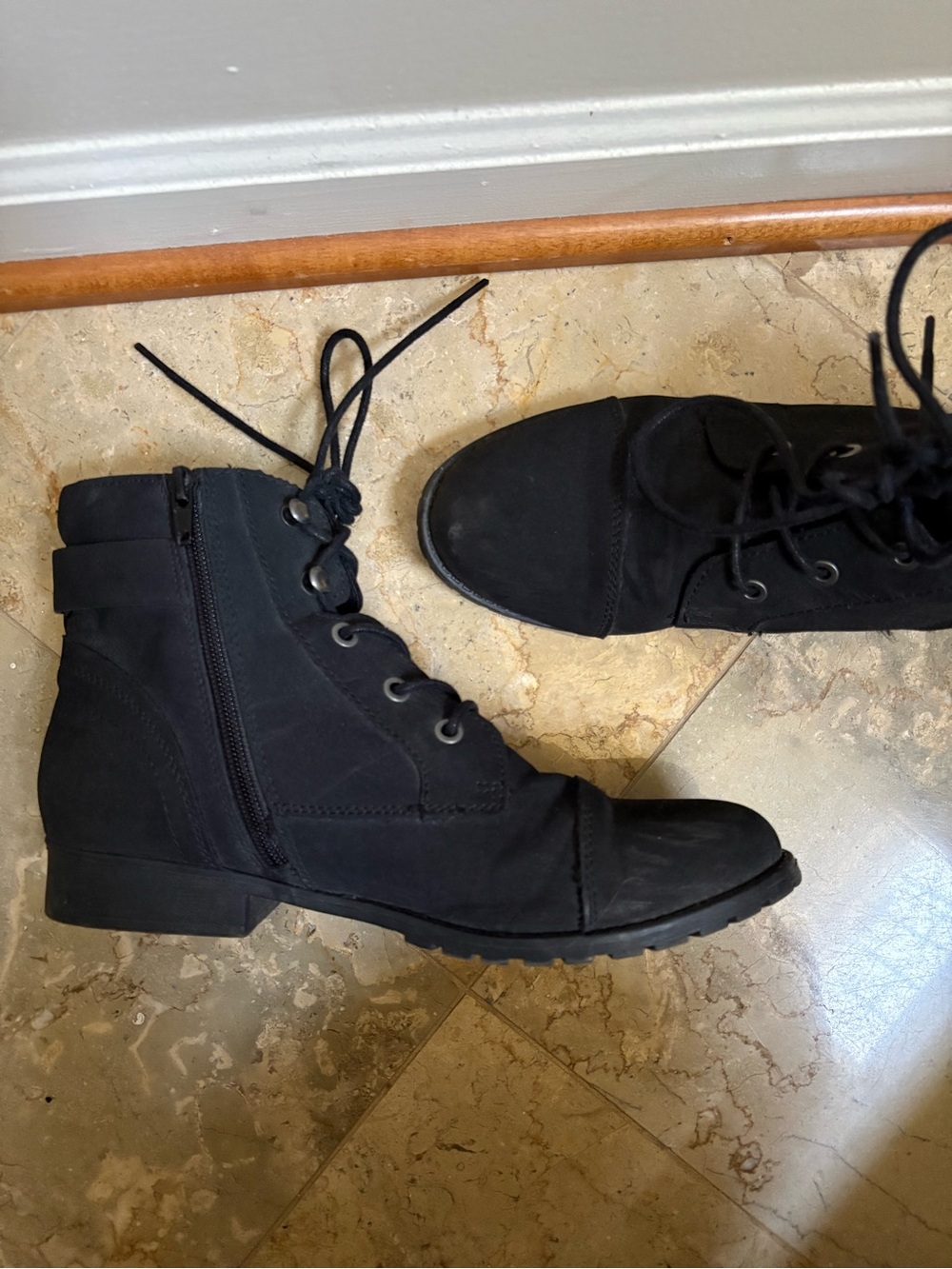Madden Girl Ankle Combat Style Boots